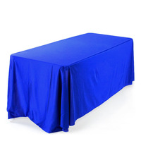 Nappe publicitaire portable pour salon professionnel 6 pieds, impression numérique, logo personnalisé, tissu polyester tricoté