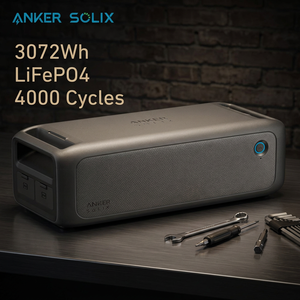 Batterie d'extension Anker Solix BP3000 3072Wh LFP, 4000 cycles, durée de vie de 10 ans, compatible F3000, prise EU, prise UK - Product Image 1