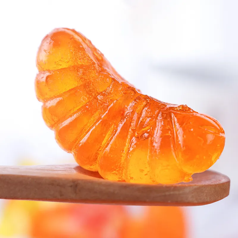 Orange gummies candy supplier treats for kids candy etc hard candy lollipop sweetp fudge fruitflavored fudge