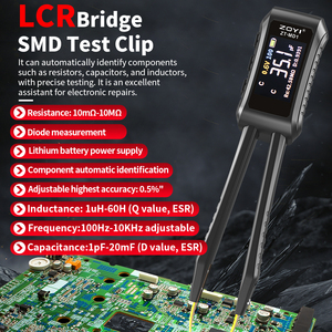 Testeur de pont à pincettes numérique ZT-MD1 – Mini pincettes numériques – Compteur portable - Product Image 1