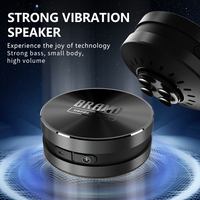 Mini haut-parleur portable à conduction osseuse, étanche, à vibration, avec aimant, petit, créatif, cadeau TM001