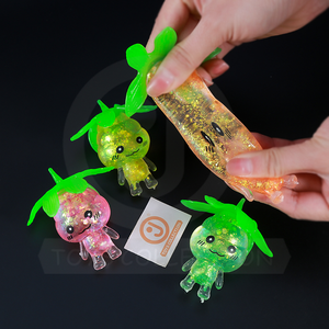 Jouets à presser en maltose, jouet en sucre extensible, jouet anti-stress, poupée en forme de <span class=keywords><strong>caca</strong></span> scintillante, jouet anti-stress extensible pour enfants - Product Image 1
