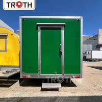 Remorques alimentaires rapides Truth Mobile avec véranda entièrement équipées à vendre – Camions de restauration personnalisés pour glaces et café