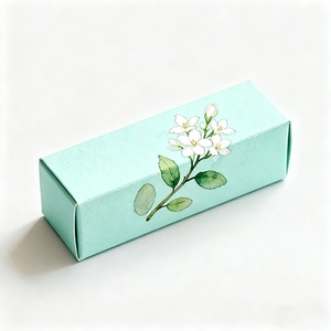 Custom Luxury Embossed Matt Lamination Recyclable Cardboard Lipstick Gift <b>Box</b> for Rigid Cosmetic Packaging with Custom Logo - Product Image 4