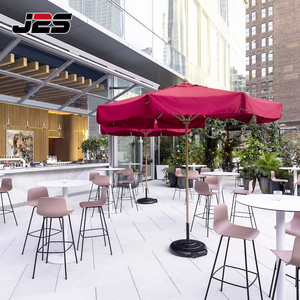 Ensemble de mobilier de <span class=keywords><strong>bar</strong></span> extérieur J2S, tabourets de <span class=keywords><strong>bar</strong></span> hauts et tables de <span class=keywords><strong>bar</strong></span> commerciaux pour patio, sièges résistants aux intempéries pour café, <span class=keywords><strong>terrasse</strong></span> et toit - Product Image 1