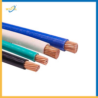 600V THNN THWN fil gainé en Nylon imperméable résistant à la chaleur conducteur en cuivre solide isolation en PVC fils en Nylon électriques THHN