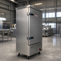 Ruitai 8-bakjes SUS304/SS201 LPG/NG rijststoompan CE-gecertificeerd, met optionele handgreep & timer voor kantine/hotel/catering