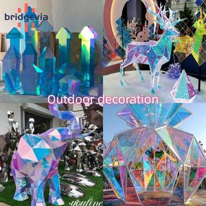 Láminas Acrílicas Bridgevia Radiantes e Iridiscentes - 3mm/5mm, Paneles Ecológicos con Cambio de Color Arcoíris para Exhibidores Comerciales, Corte Láser Personalizado - Product Image 3