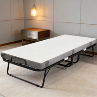 Cadre de lit en acier pliable et réglable, moderne et personnalisé, direct usine, pour hôtels, salons, appartements, écoles, idéal pour la sieste portable