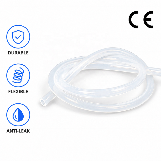 High-purity, Odorless, FDA Food-grade Silicone Tubing for Liquid Transfer and Laboratory Fluid Handling.