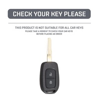 Vente flash - Étui pour clé de voiture en TPU pour Renault Sandero Dacia Logan Lodgy Dokker Duster 2 boutons