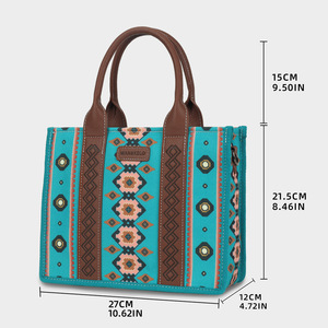 Sacs fourre-tout légers en PU, style <span class=keywords><strong>bohème</strong></span> <span class=keywords><strong>ethnique</strong></span> rétro, à fermeture éclair, prêts à l'emploi, pour la plage, les voyages et les trajets quotidiens – Vente chaude - Product Image 2