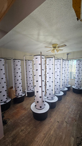 <span class=keywords><strong>Serre</strong></span> agricole en plastique PVC, système hydroponique vertical, petit <span class=keywords><strong>jardin</strong></span> en tour monocouche - Product Image 5