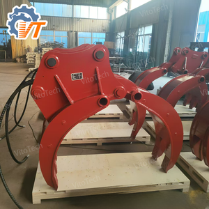 Di alta qualità singolo cilindro idraulico escavatore Grapple Grab 3t 5t 8t australiano stile per la pietra materiale uso - Product Image 2