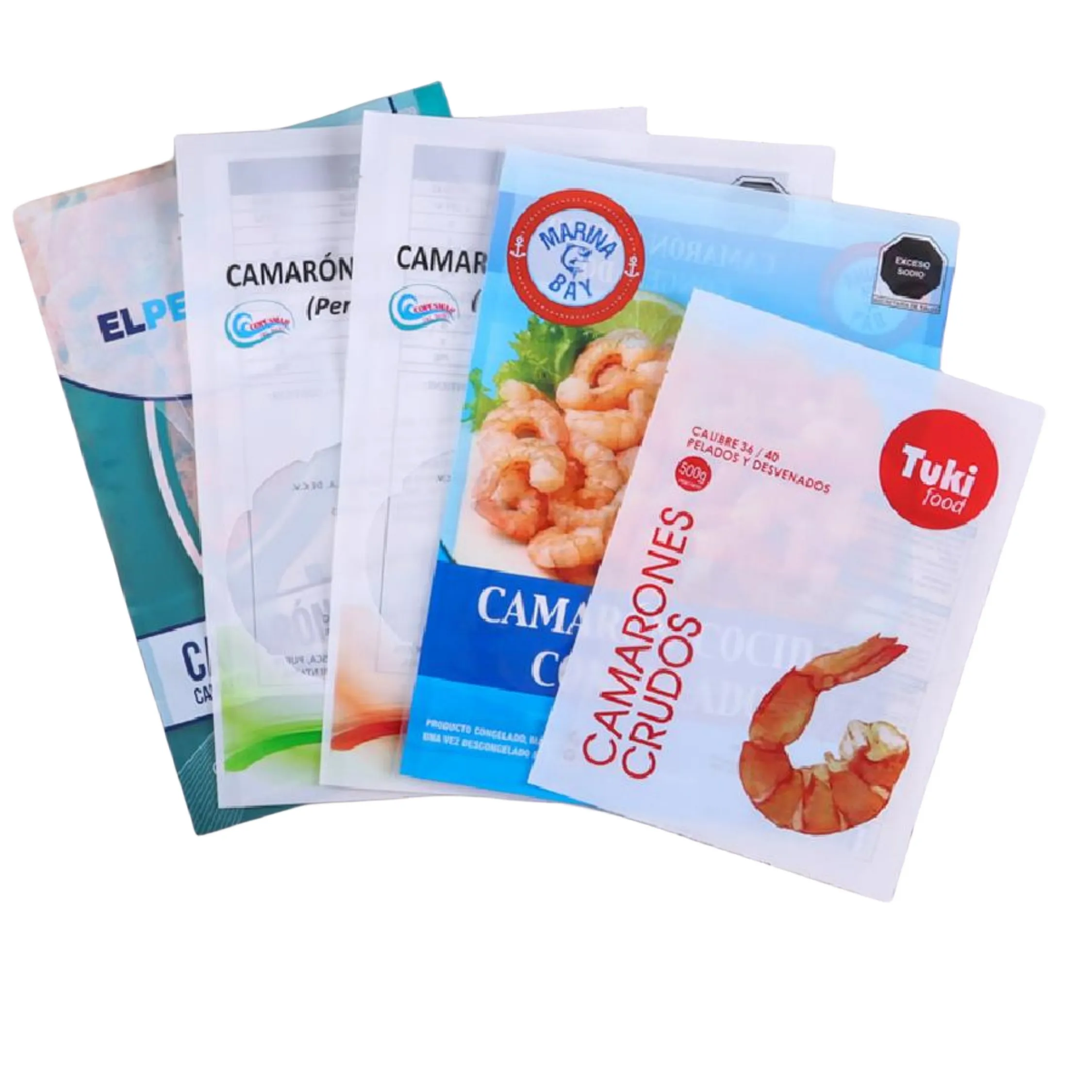 Customized Frozen Food Plastic Packaging Bag For Sea food/ Dumplings/Frozen fruit