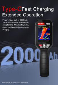 FE09 Hochpräzise Handgehaltene Infrarot-Wärmebildkamera mit 5 Farbpaletten, Thermischer Empfindlichkeit und Temperaturbereich - Product Image 5