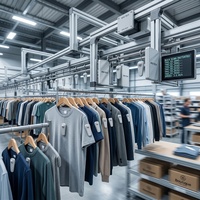 Étiquette de sécurité antivol EAS RFID 2 en 1 UHF pour le commerce de détail, 68x30x19mm avec broche pour vêtements