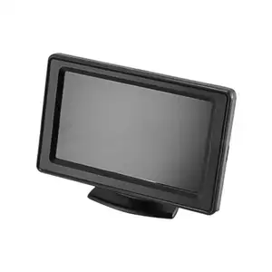 רכב צג 4.3 "TFT LCD מסך עבור אחורית הפוך מצלמה HD דיגיטלי צבע 4.3 אינץ rearview צג מערכת