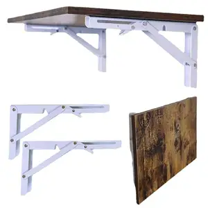 热卖8英寸至20英寸不锈钢金属壁挂式桌子折叠架支架