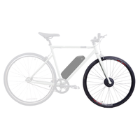 Kit de conversion de vélo électrique longue portée avec batterie Tiger Shark 15AH, moteur de moyeu avant, contrôle sans fil par application pour le cyclisme quotidien