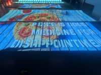 Écran holographique LED 2.6, écran de film LED holographique flexible personnalisé pour la publicité sur les murs en verre commerciaux