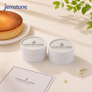 Custom Design Food Grade Cookies Pastry Cylinder Packaging Box Biodegradable Oven Proof Kraft Cardboard Cake Paper Tube - Product Image 1