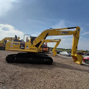 Escavadeira de esteira Komatsu PC240LC usada 24 toneladas Escavadeira Komatsu PC 240