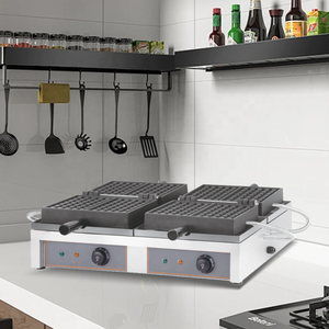 Mini gaufrier commercial double gaz/électrique de style belge/Vertical, deux espaces - Product Image 2