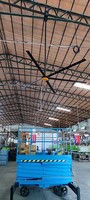Kipas Angin Industri Besar 24 Kaki (7,3 M) dengan Aliran Udara Besar, Kipas HVLS