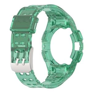 Glacie Clear Sports Watch Band para Samsung Galaxy 6/5/4 40mm 44mm Correa de TPU transparente - Product Image 6