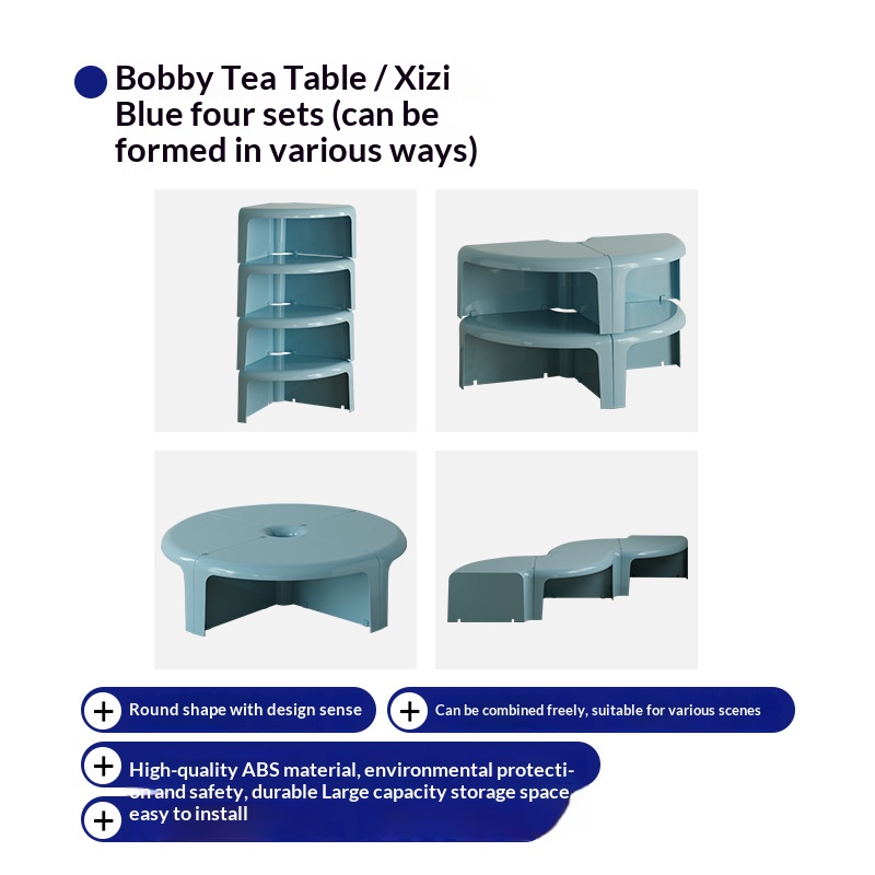 Xizi bleu 4 pièces