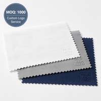 Chiffonnette de nettoyage pour verres de lunettes 80x60mm en microfibre personnalisée pour lentilles optiques, emballage de détail, fourniture OEM ODM
