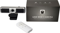 Uzaktan kumanda 2k web kamerası ile 5x zoom mikrofon all-in-one gizlilik kapak pc kamera