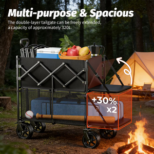 รถบ้านพับได้สองชั้น <span class=keywords><strong>Aoshi</strong></span> Camping รุ่น X-Type พร้อมประตูท้ายแบบพับเก็บได้ ดีไซน์สี่ล้อ ขับเคลื่อนออฟโรด ขนาดใหญ่ สำหรับกิจกรรมกลางแจ้ง - Product Image 3