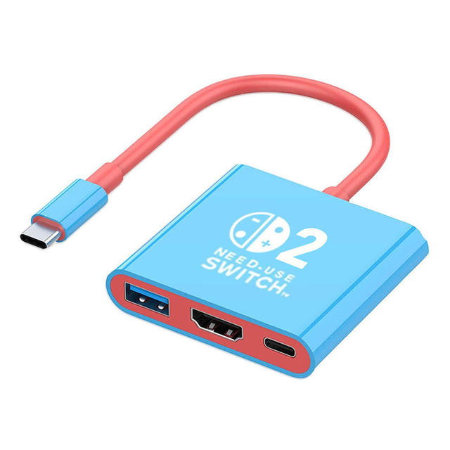USB Hub ABS 4k60hz USB 3.0 PD100w Charging Type c Docking Station N-Switch 1/2 Game Console in Stock