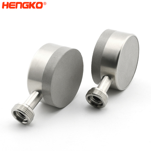 HENGKO Batu Karbonasi Stainless Steel 316L Diffuser Gelembung Halus untuk Gas O2 CO2 Ozon Sparger 0.5 hingga 70 Mikron untuk Bir - Product Image 5