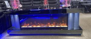 Soporte <span class=keywords><strong>de</strong></span> TV <span class=keywords><strong>de</strong></span> Cristal <span class=keywords><strong>de</strong></span> Lujo <span class=keywords><strong>de</strong></span> Alta Calidad con LED Multicolor, <span class=keywords><strong>Espejo</strong></span> <span class=keywords><strong>de</strong></span> Cristal para Sala <span class=keywords><strong>de</strong></span> Estar, Chimenea - Product Image 6