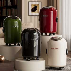 A&King Waste <b>Bin</b> Cylindrical With Lid Indoor Use <b>Large</b> Capacity - Product Image 3
