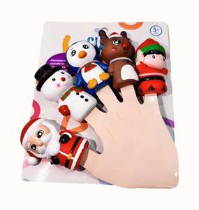 Marioneta <span class=keywords><strong>de</strong></span> <span class=keywords><strong>dedo</strong></span> Juego <span class=keywords><strong>de</strong></span> juguetes <span class=keywords><strong>de</strong></span> animales Marionetas <span class=keywords><strong>de</strong></span> mano <span class=keywords><strong>de</strong></span> felpa lindas para niños Cuentacuentos Material didáctico Venta al por mayor a granel para favores <span class=keywords><strong>de</strong></span> fiesta - Product Image 1