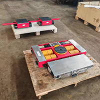 30T 50T Chariot Télécommande Jack Heavy Duty Cargo Industriel Machine Électrique Skate Dolly Mover Manutention Réservoir 10T