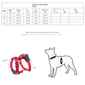 Cuerda de tracción <span class=keywords><strong>para</strong></span> <span class=keywords><strong>perros</strong></span> de gama alta <span class=keywords><strong>para</strong></span> explosiones de <span class=keywords><strong>Amazon</strong></span>, chaleco con correa <span class=keywords><strong>para</strong></span> el pecho <span class=keywords><strong>para</strong></span> mascotas, característica acolchada, cuero <span class=keywords><strong>para</strong></span> <span class=keywords><strong>perros</strong></span> medianos y grandes, sólido - Product Image 3