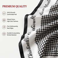 Foulard carré imprimé sur mesure 70x70cm, foulard de luxe pour la tête et le cou, bandana pour femme, décoration de sac, vente en gros OEM