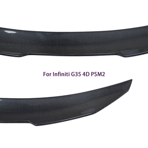 สปอยเลอร์หลังคาร์บอนไฟเบอร์ทรง PSM สำหรับรถยนต์ซีรีส์ G25 G35 G37 แบบ 4 ประตู ปี 2007-2014 (ไม่ใช้ได้กับรุ่น STC) - Product Image 3