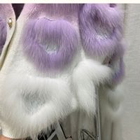 Cardigan en fourrure de renard véritable pour femme, col en V, manches raglan, élégant, respirant, à lacets, pull décontracté pour l'automne