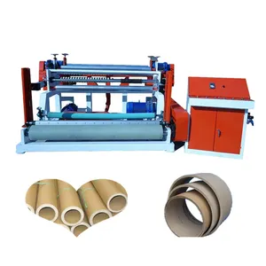 Automatic spiral winding paper tube core product making machine tissue paper core tube making machine