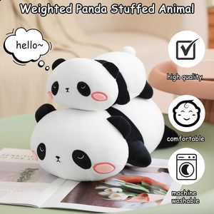 SQEQE 9.8 Inch Cute Polyester Bear <b>Pillow</b> Toy Weighted Panda Stuffed Animal Soft Plushies for Kids and Adults Gift Idea - Product Image 2