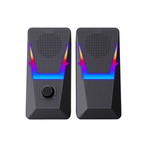 Pequeño portátil 6W OEM con cable RGB altavoz PC <span class=keywords><strong>ordenador</strong></span> Juegos Gadgets portátil USB altavoz Woofer - Product Image 6