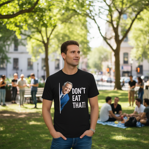 Don't Eat That Rfk Jr T-Shirt Chemise promotionnelle noire pour hommes - Product Image 3