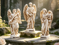 Statuette d'archange 3D, cadeau de première communion, souvenir de confirmation, statue catholique chrétienne, Uriel, Gabriel, Michel, Raphaël, prière