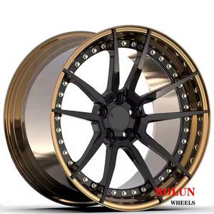 สำหรับ <span class=keywords><strong>Ferrari</strong></span> 458 Chevy Camaro Chevy Impala <span class=keywords><strong>Tesla</strong></span> โมเดล <span class=keywords><strong>X</strong></span> Y BMW F30ส่าย20x11 21X13 2-PC อัลลอยขอบ5X114.3 5x108 - Product Image 3